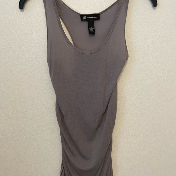 Vintage 90’s, I.N.C. Grey, form fitting, grey ladies tank top. Good condition. S - Picture 2 of 5